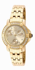 Invicta Angel Multi-Function C hampagne Dial Gold-plated Ladies Watch 18964
