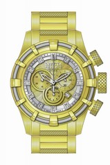 Invicta Bolt Chronograph Gold Dial Gold-plated Men's Watch 19523