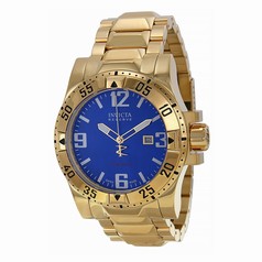 Invicta Excursion Blue Dial Gold-plated Men's Watch 80600