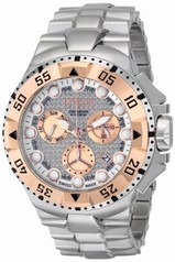 Invicta Excursion Chronograpg Grey Dial Stainless Steel Men's Watch 15982