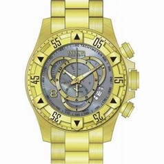 Invicta Excursion Chronograph Platinum Dial Gold-plated Men's Watch 80626
