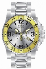 Invicta Excursion Chronograph Silver-tone Dial Stainless Steel Men's Watch 14039