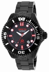 Invicta Pro Diver Automatic Black Dial Black Ion-plated Men's Watch 19809