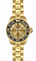 Invicta Pro Diver Automatic Gold Dial Gold-plated Men's Watch 19807