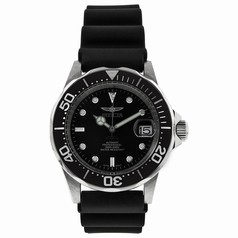 Invicta Pro Diver Automatic Steel Black Rubber Men's Watch 9110