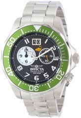 Invicta Pro Diver Black Carbon Fiber Dial Stainless Steel Men's Watch 14443