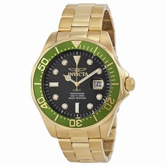 Invicta Pro Diver Black Dial 18kt Gold-plated Men's Watch 14358