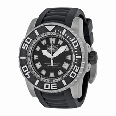 Invicta Pro Diver Black Dial Black Polyurethane Men's Watch 14660