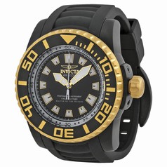 Invicta Pro Diver Black Dial Black Polyurethane Men's Watch 14668