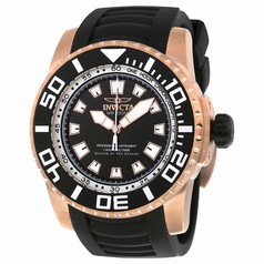 Invicta Pro Diver Black Dial Black Rubber Men's Watch 14666