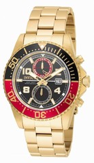 Invicta Pro Diver Black Dial Gold-plated Men's Watch 18518