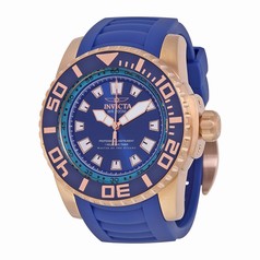Invicta Pro Diver Blue Dial Blue Rubber Men's Watch 14665