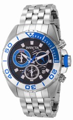 Invicta Pro Diver Chronograph Black Dial Stainless Steel Men's Watch 14724