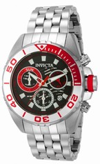 Invicta Pro Diver Chronograph Black Dial Stainless Steel Men's Watch 14725