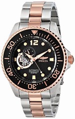 Invicta Pro Diver GMT Automatic Black Dial Two-tone Men's Watch 15415