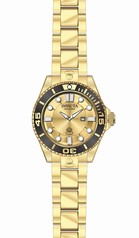 Invicta Pro Diver Gold Dial Gold-plated Ladies Watch 19823