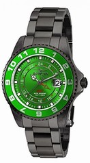 Invicta Pro Diver Green Dial Gunmetal Ion-plated Ladies Watch 18249