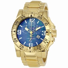 Invicta Reserve Chronograph 18kt Gold-plated Men's Watch 6256