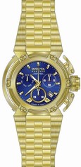 Invicta Reserve Chronograph Blue Dial Gold-plated Men's Watch 18338