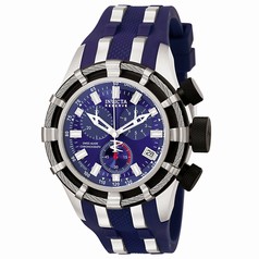 Invicta Reserve Collection Chronograph Blue Rubber Men's Watch 6433