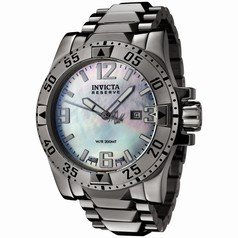 Invicta Reserve Mother of Pearl Dial Stainless Steel Men's Watch 0515