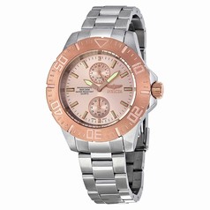 Invicta Rose Dial Stainless Steel Men's Watch 14347