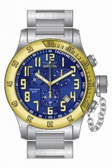 Invicta Russian Diver Chronograph Blue Dial Stainless Steel Men's Watch 15555