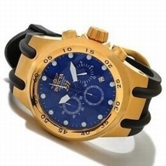 Invicta S1 Aviation Chronograph Blue Dial Black Rubber Men's Watch 1510