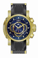 Invicta S1 Rally Blue Dial Gold-plated Stainless Steel Men's Watch 19328