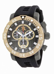 Invicta Sea Base Chronograph Gunmetal Dial Black Polyurethane Men's Watch 14258