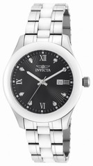Invicta Specialty Black Dial Stainless Steel White Ceramic Men's Watch 18153