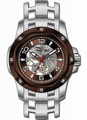 Invicta Specialty Brown Skeleton Stainless Steel Men's Watch 16124