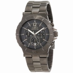 Invicta Specialty Chronograph Black Dial Gunmetal Ion-plated Men's Watch 1268