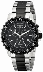 Invicta Specialty Chronograph Black Dial Two-tone Men's Watch 17068