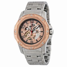 Invicta Specialty Rose Skeleton Dial Stainless Steel Men's Watch 16128