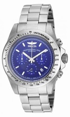 Invicta Speedway Chronograph Blue Dial Stainless Steel Men's Watch 18391