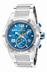 Invicta Speedway Chronograph Blue Dial Stainless Steel Men's Watch 19527