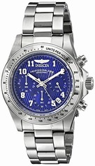 Invicta Speedway Chronograph Blue Dial Strainless Steel Men's Watch 17024