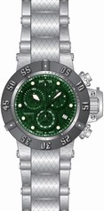 Invicta Subaqua Chronograph Green Dial Stainless Steel Men's Watch 20157