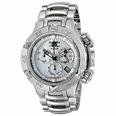 Invicta Subaqua Chronograph Mother of Pearl Dial Stainless Steel Ladies Watch 17219