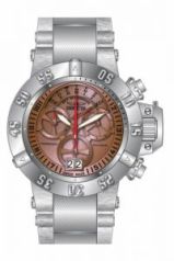 Invicta Subaqua Chronograph Rose Gold Dial Stainless Steel Men's Watch 17614