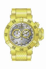 Invicta Subaqua Silver Dial Yellow Gold Ion-plated Men's Watch 14502