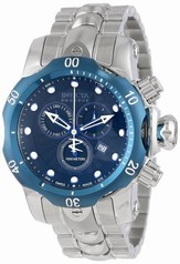 Invicta Venom Reserve Chronograph Blue Dial Stainless Steel Men's Watch 10805