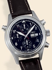 IWC Pilot's Watch Doppelhronograph Spitfire English Strap (IW3713-029)