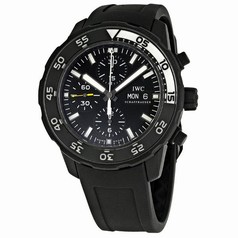 IWC Aquatimer Automatic Chronograph Black Rubber Men's Watch IWC3767-05 