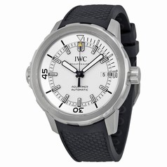 IWC Aquatimer Silver Dial Black Rubber Men's Watch IW329003
