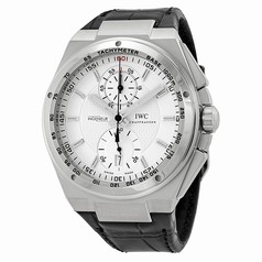 IWC Big Ingenieur Chronograph Automatic Silver Dial Black Leather Men's Watch 378405