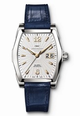 IWC DA VINCI Silver Dial Blue Leather Men's Watch IW452314