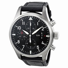 IWC Pilot Black Dial Chronograph Automatic Men's Watch IW377701