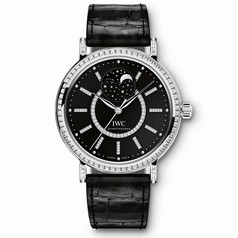 IWC Portofino Black Dial Diamond Automatic Watch 4590-04